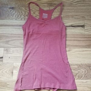 Ribbed Racer Back Tank Top